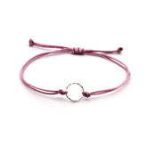 CLAUDIA - 12mm silver hoop bracelet